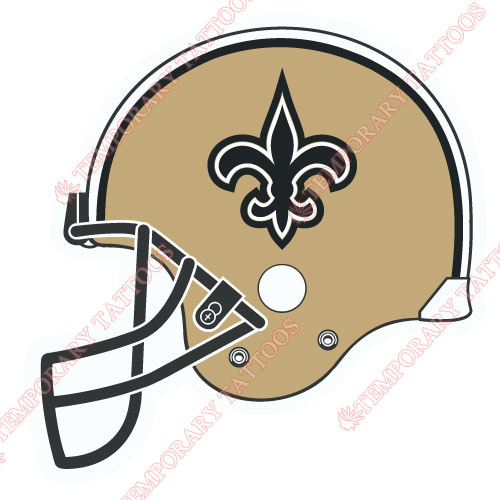 New Orleans Saints Customize Temporary Tattoos Stickers NO.622